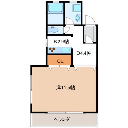 第３コーポアサノの物件間取画像